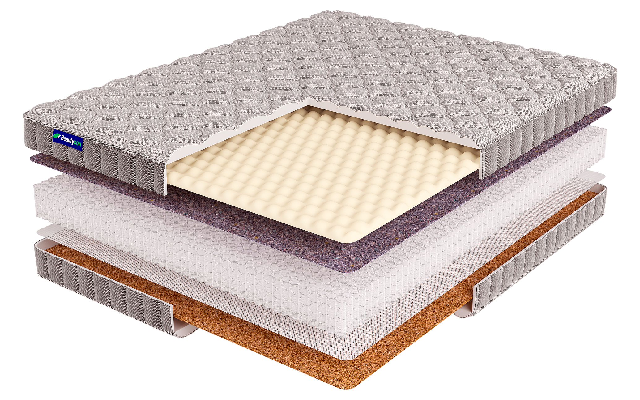 фото: Матрас Beautyson Roll Spring Massage Cocos S1200