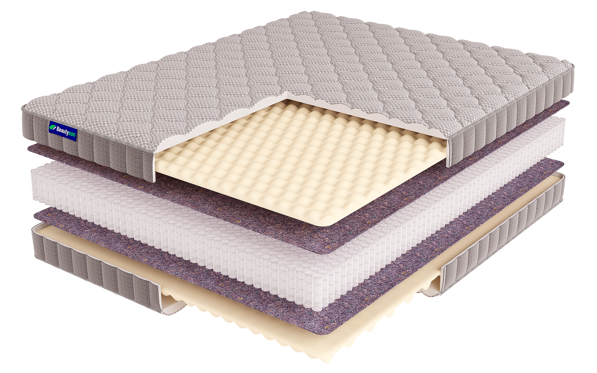 фото: Матрас Beautyson Roll Spring Massage Double S1200